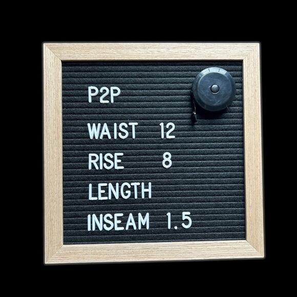 ASOS Petites Denim Mid Rise Shorts UK 8 US 4 NWT - Picture 5 of 5